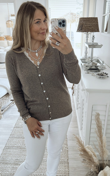 NELLA VILLANEULETAKKI TAUPE