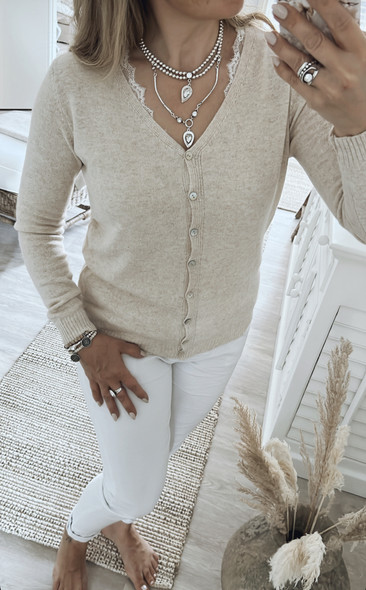 NELLA VILLANEULETAKKI BEIGE