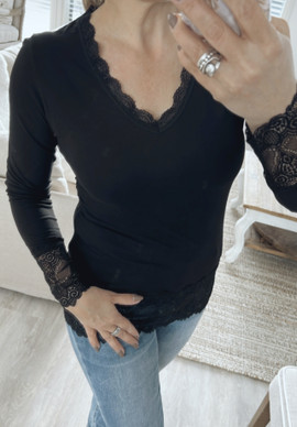 TRACY DRESS BLOUSE BLACK