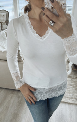 TRACY DRESS BLOUSE WHITE