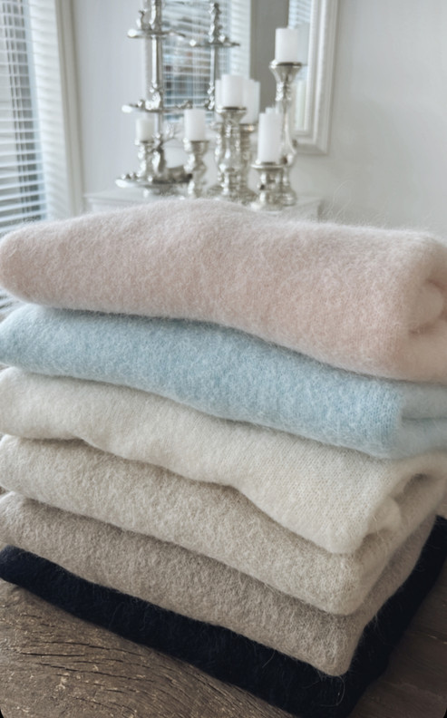 SHANIA ALPAKKANEULE TAUPE