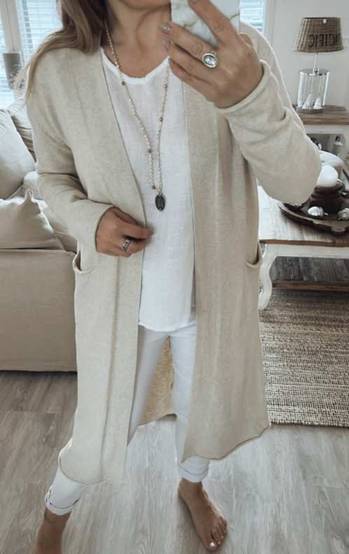 SHIRLEY NEULETAKKI VAALEA BEIGE