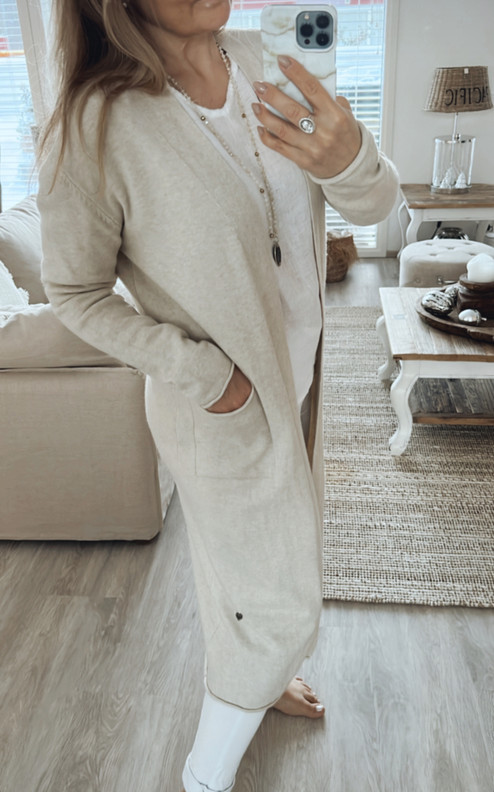 SHIRLEY NEULETAKKI VAALEA BEIGE