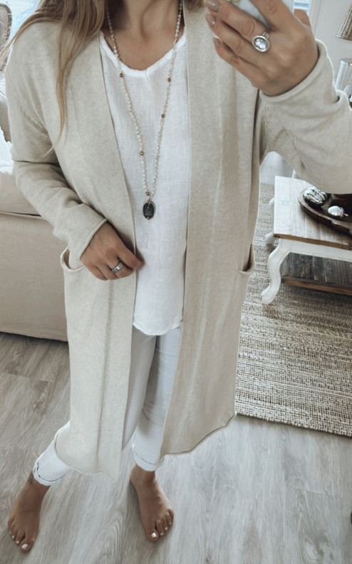 SHIRLEY NEULETAKKI VAALEA BEIGE