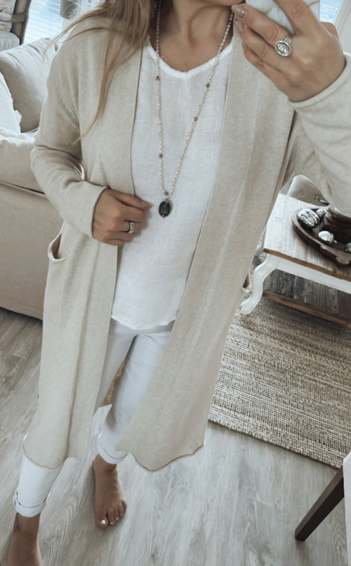 SHIRLEY NEULETAKKI VAALEA BEIGE