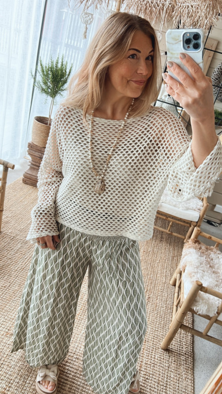 MADIE VISKOOSIHOUSUT KHAKI