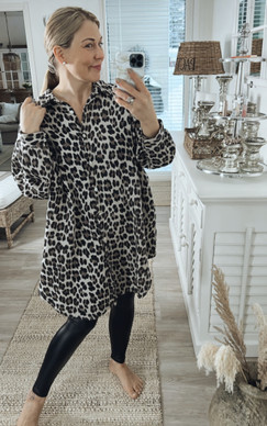 COSIMIA LEO PUUVILLATUNIKA BEIGE