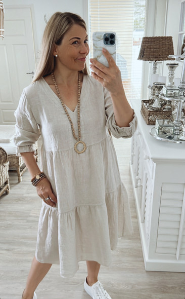 CARMELA PELLAVAMEKKO BEIGE