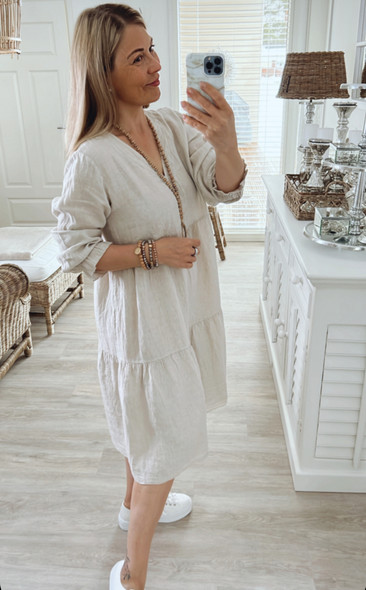 CARMELA PELLAVAMEKKO BEIGE