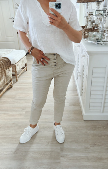 HIPPIE HOUSUT BEIGE
