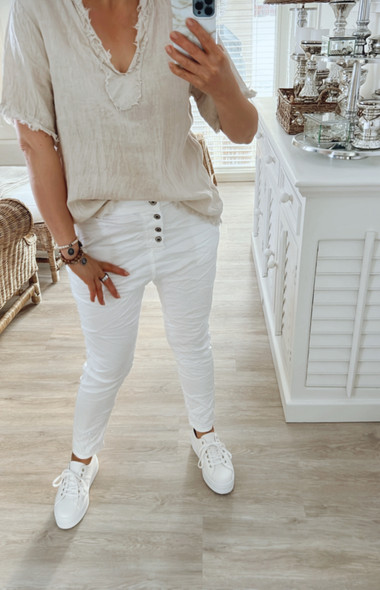 HIPPIE PANTS WHITE