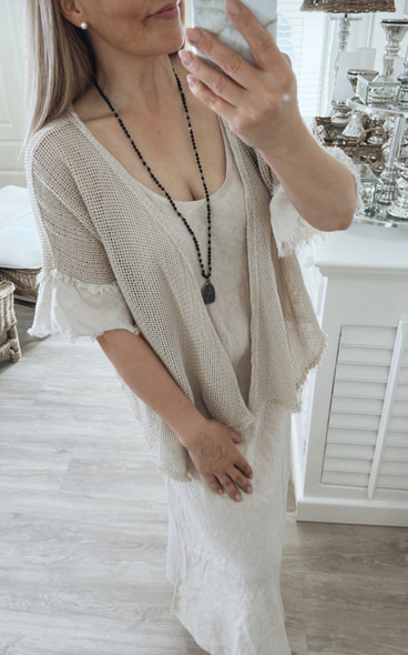 BERNITA MESH JAKKU BEIGE