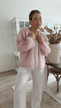 SYLVIE KID MOHAIR CARDIGAN LIGHT ROSE