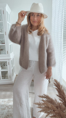 DANIELLA MOHAIRNEULETAKKI TAUPE