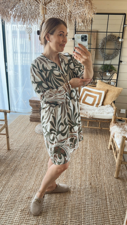MARIETTA VISKOOSIMEKKO KHAKI