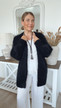 FRIDA KID MOHAIR CARDIGAN BLACK