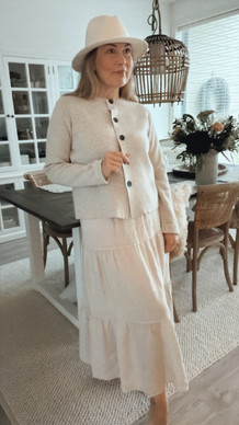 BENEDITA VILLANEULETAKKI BEIGE