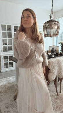 MAELYNN MOHAIRNEULETAKKI BEIGE