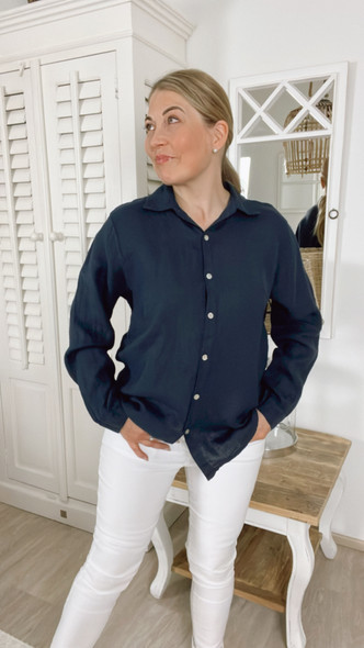 WILHELMIINA BASIC PELLAVAPAITA NAVY