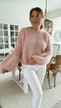 PENELOPE KID MOHAIR KNIT OLD ROSE