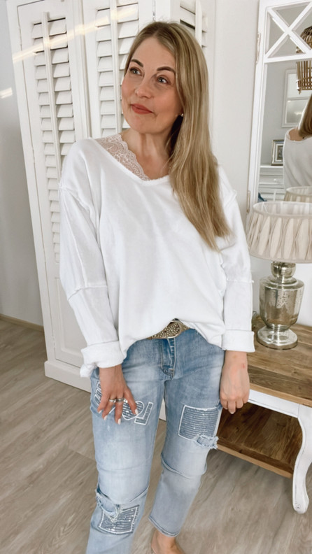 ZAIRA PUUVILLACOLLARI VALKOINEN