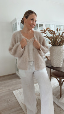 SYLVIE KID MOHAIRNEULETAKKI VAALEA BEIGE