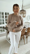 PENELOPE KID MOHAIR KNIT BEIGE
