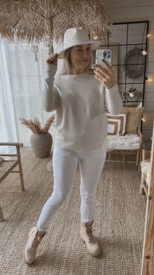 TRISTA KNIT OFF WHITE