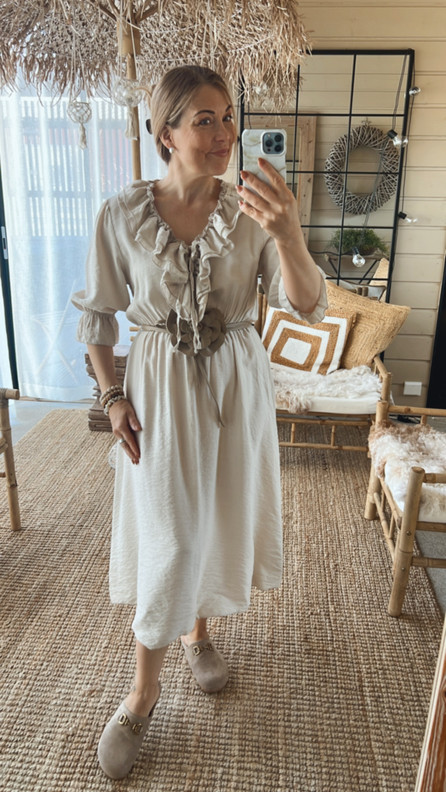 SARAY VISKOOSIMEKKO BEIGE