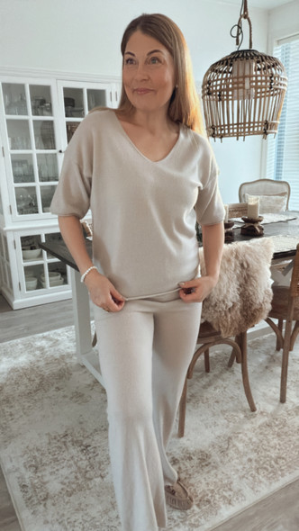 JADE MERINOWOOL SWEATER CEMENT
