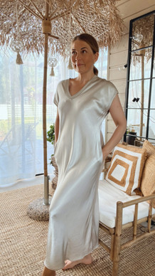 JULIETTE SILKKI-SATIINIMEKKO BEIGE