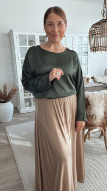 LAYLA SATIINIPUSERO KHAKI