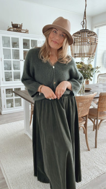 EMMY MOHAIRNEULETAKKI VIHREÄ