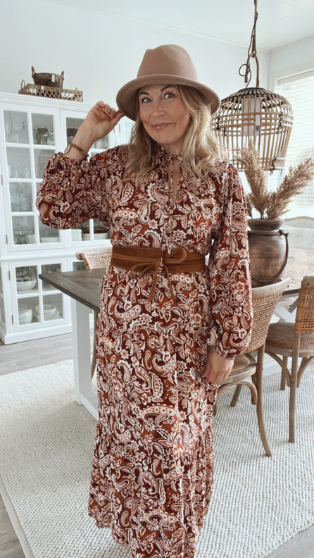 AURELIA VISKOOSIMEKKO TERRACOTTA