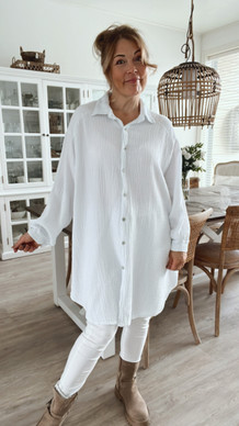 WINGS PUUVILLAPAITA VALKOINEN PLUS KOKO