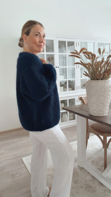 SYLVIE KID MOHAIRNEULETAKKI NAVY