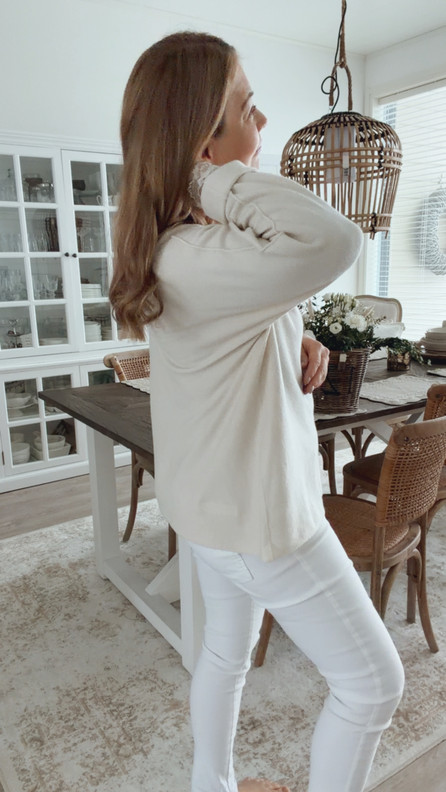 LINNET VISKOOSINEULE V-PÄÄNTIELLÄ BEIGE