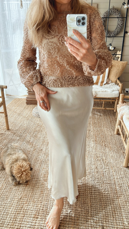  LUCILLA VISKOOSIHAME BEIGE