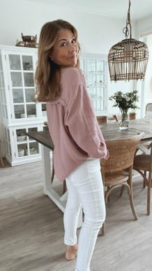 MARIANNE COTTON SHIRT MAUVE