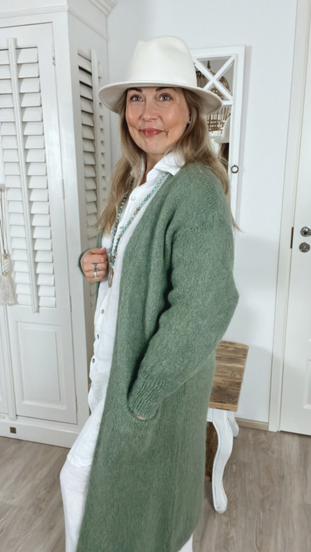 OFELIA NEULETAKKI VIHREÄ