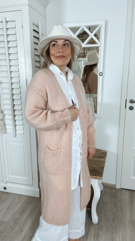 OFELIA NEULETAKKI ROOSA