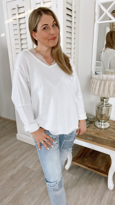 ZAIRA PUUVILLACOLLARI VALKOINEN