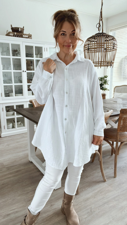 VENLA PUUVILLAPAITA VALKOINEN