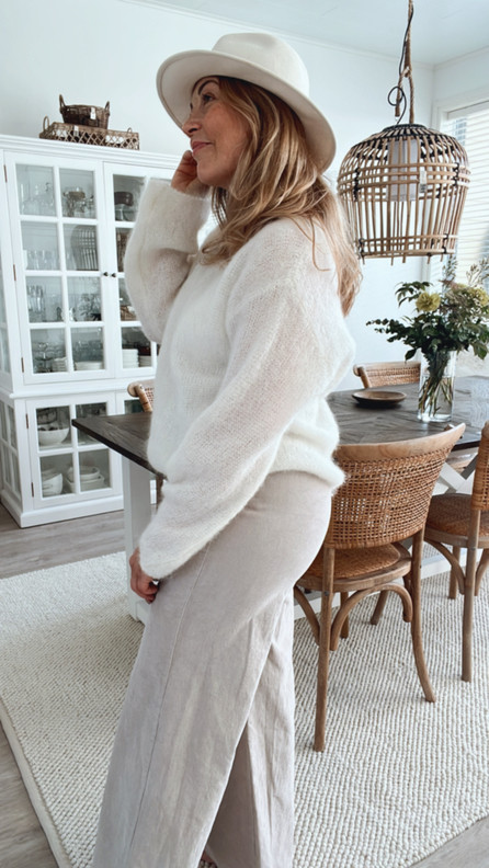 JUDITH VAKOSAMETTIHOUSUT BEIGE