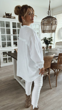VENLA COTTON BLOUSE WHITE
