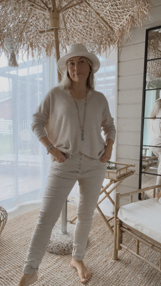 BAGGY JEANS BEIGE
