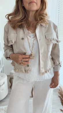 JULIA FRILLATAKKI BEIGE