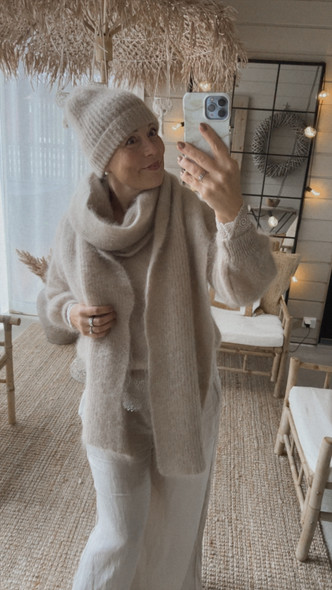 BONITA MOHAIRPIPO BEIGE