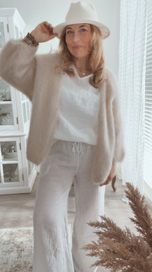 DANIELLA MOHAIRNEULETAKKI BEIGE