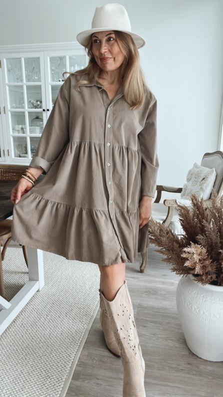 INES VAKOSAMETTIMEKKO TAUPE